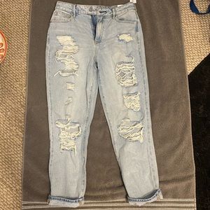 PACSun distressed high rise mom jeans